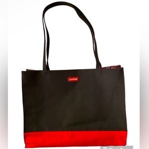 EUC Lancôme Red & Black Tote Big Bag